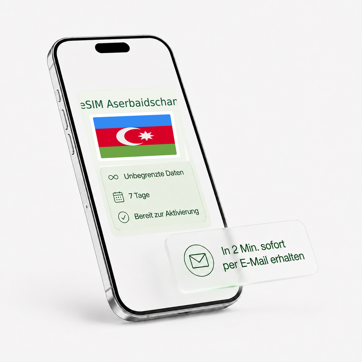 eSIM für Aserbaidschan – unbegrenzte Daten, bereit zur Aktivierung