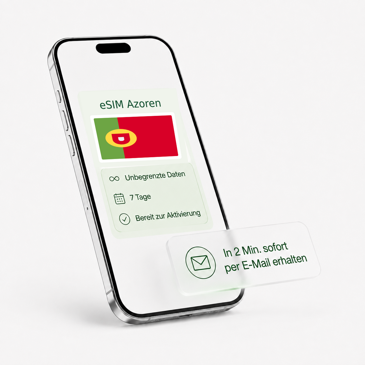 eSIM für die Azoren – unbegrenzte Daten, bereit zur Aktivierung