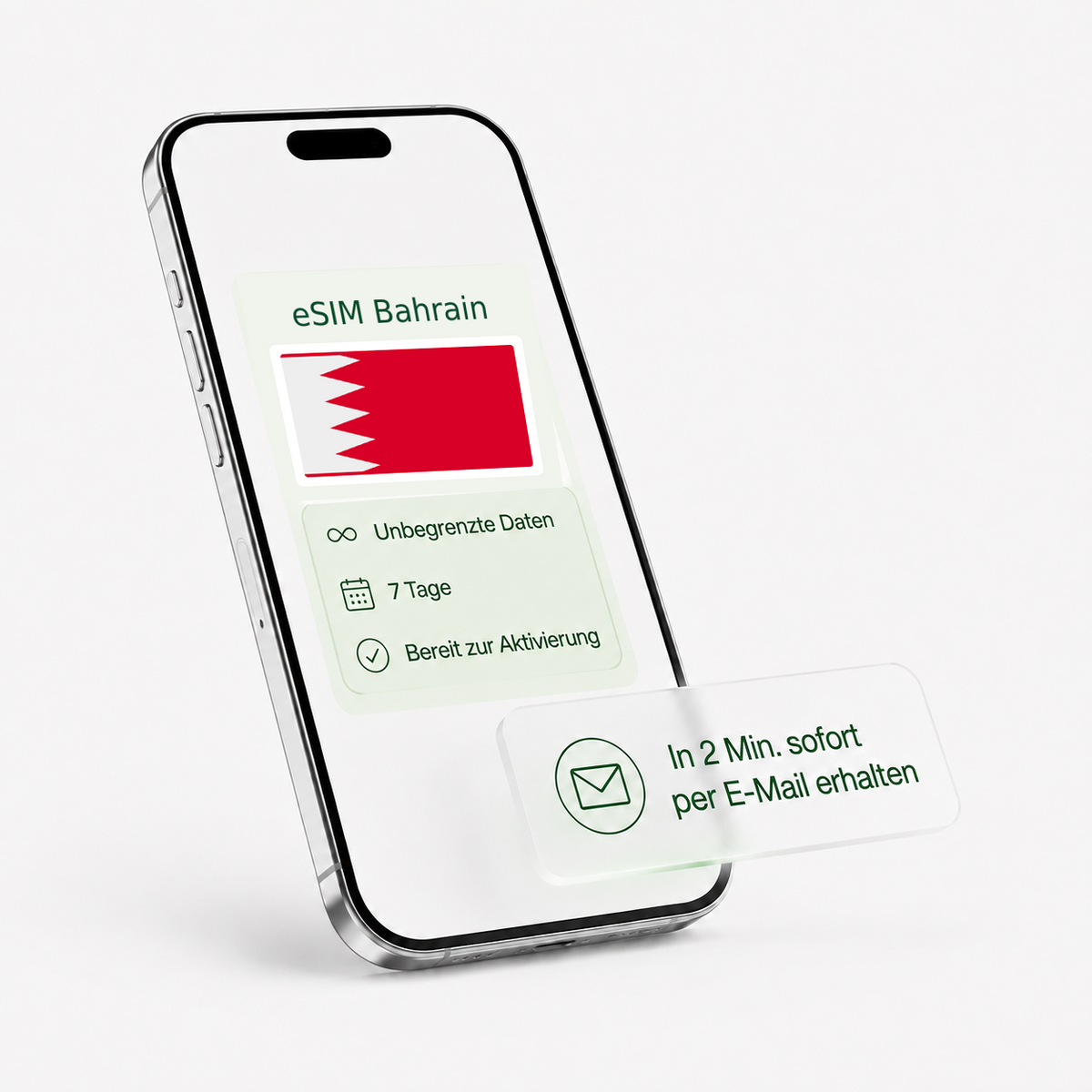 eSIM für Bahrain – unbegrenzte Daten, bereit zur Aktivierung