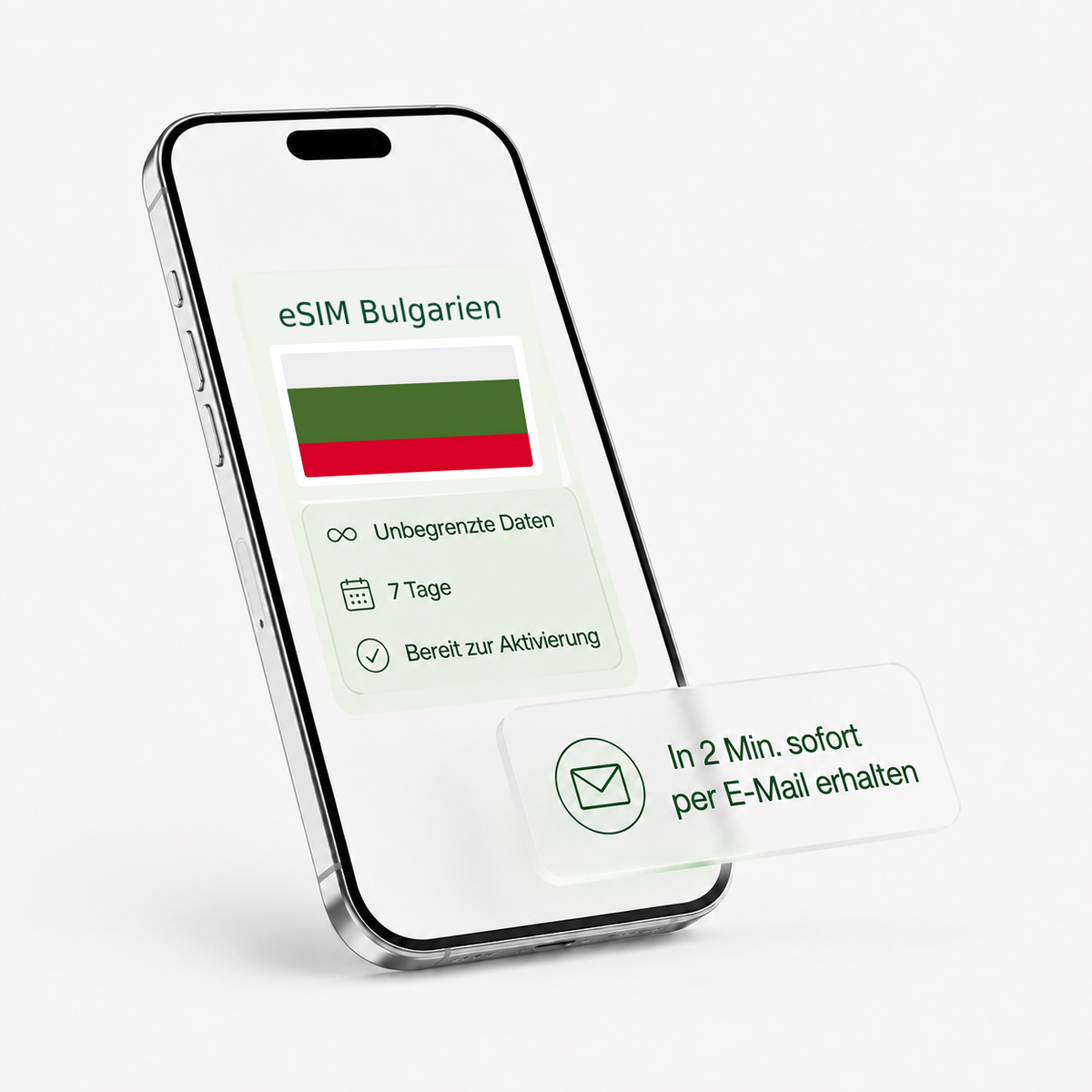 eSIM für Bulgarien – unbegrenzte Daten, bereit zur Aktivierung