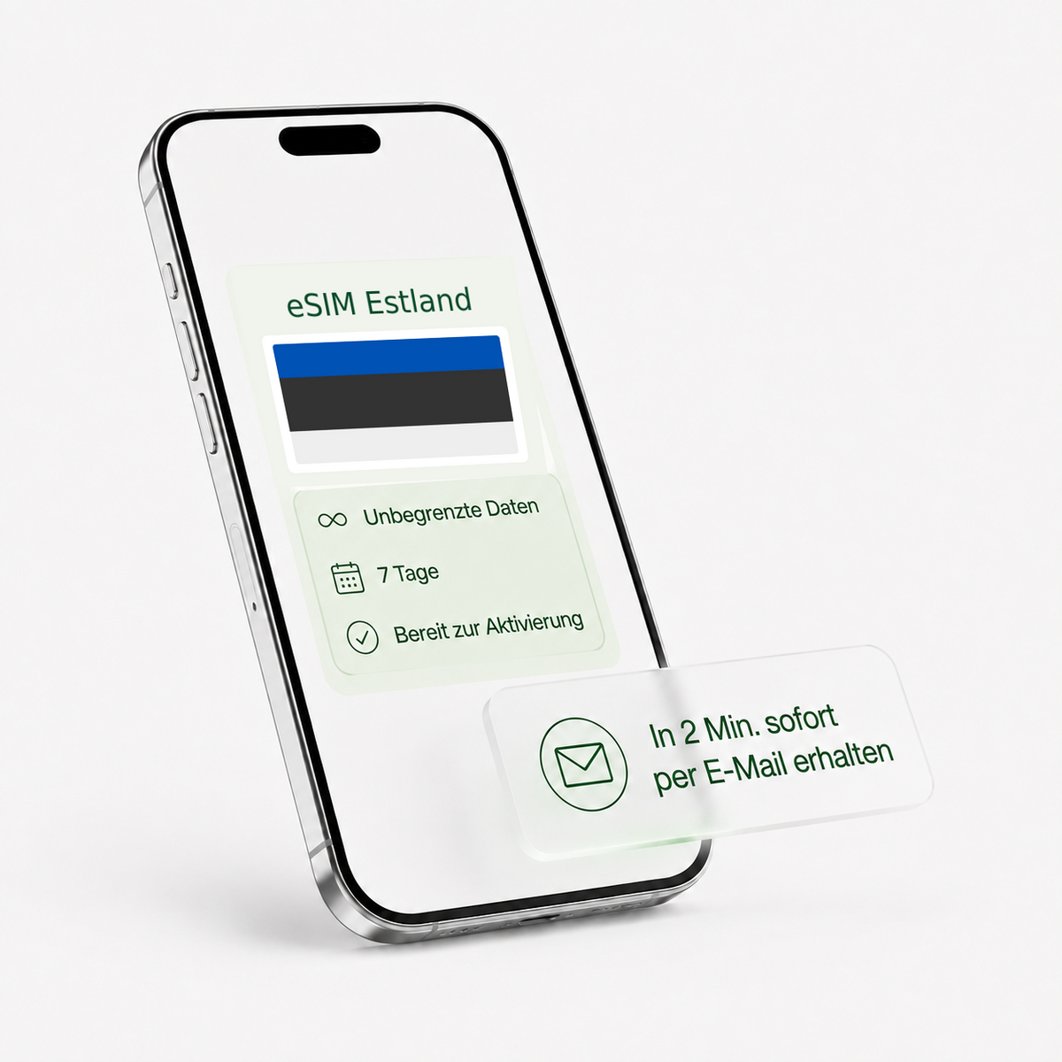 eSIM für Estland – unbegrenzte Daten, bereit zur Aktivierung
