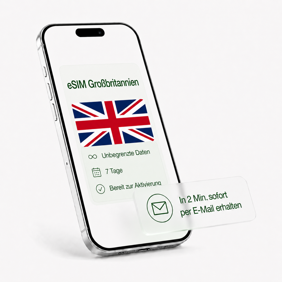 eSIM für Großbritannien – unbegrenzte Daten, bereit zur Aktivierung