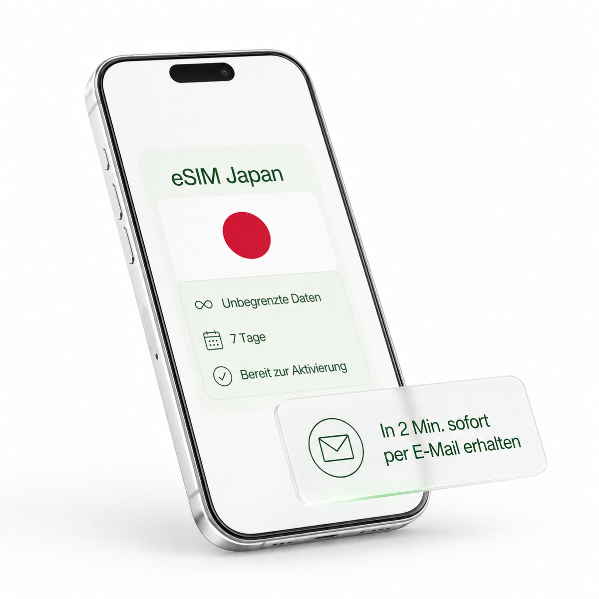 eSIM für Japan – unbegrenzte Daten, bereit zur Aktivierung