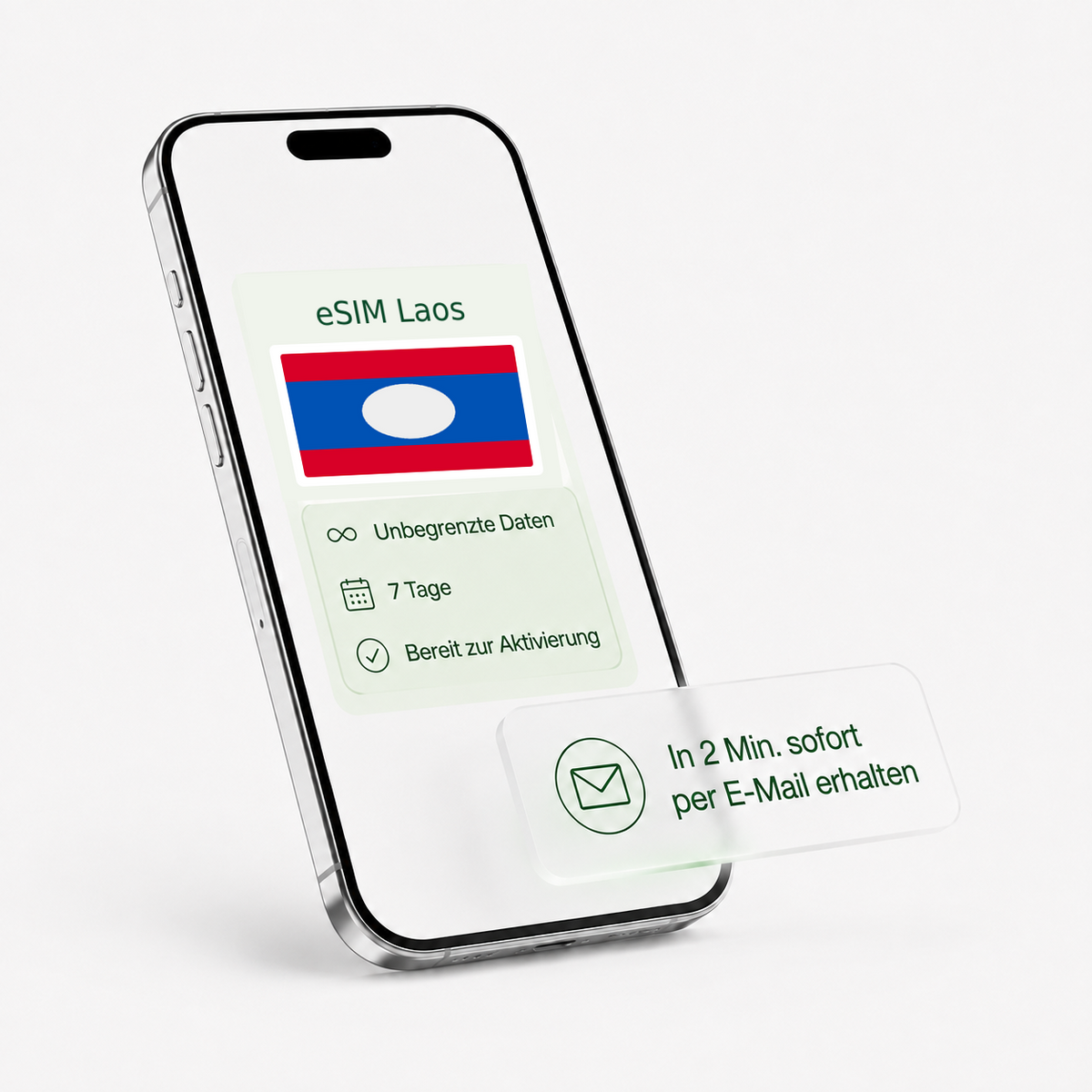 eSIM für Laos – unbegrenzte Daten, bereit zur Aktivierung