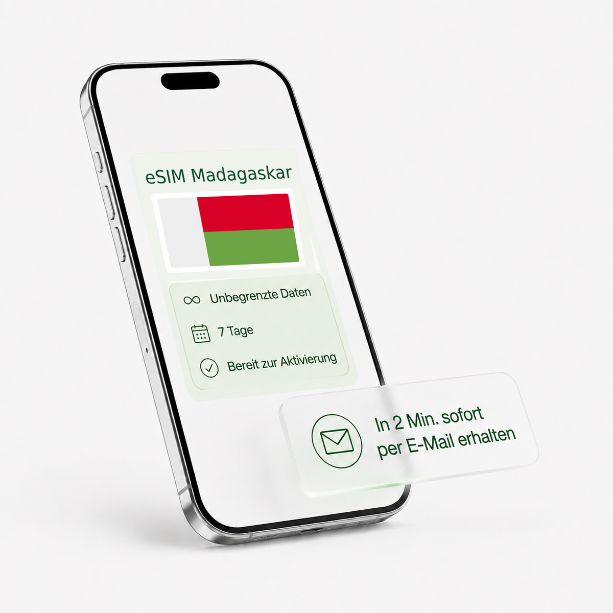 eSIM für Madagaskar – unbegrenzte Daten, bereit zur Aktivierung