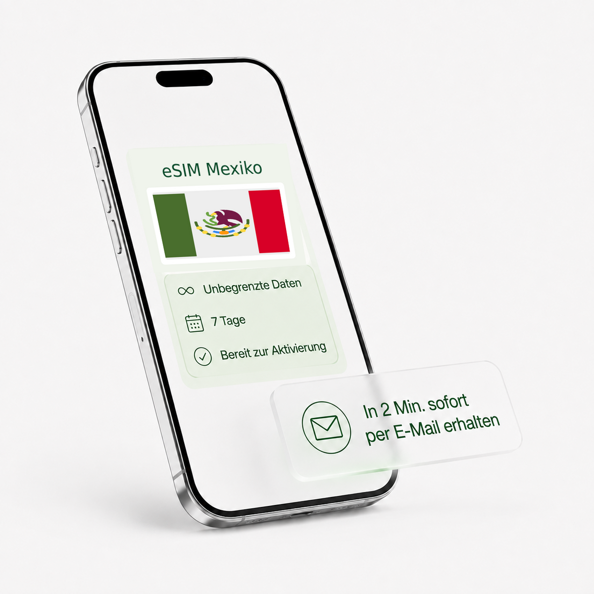eSIM für Mexiko – unbegrenzte Daten, bereit zur Aktivierung
