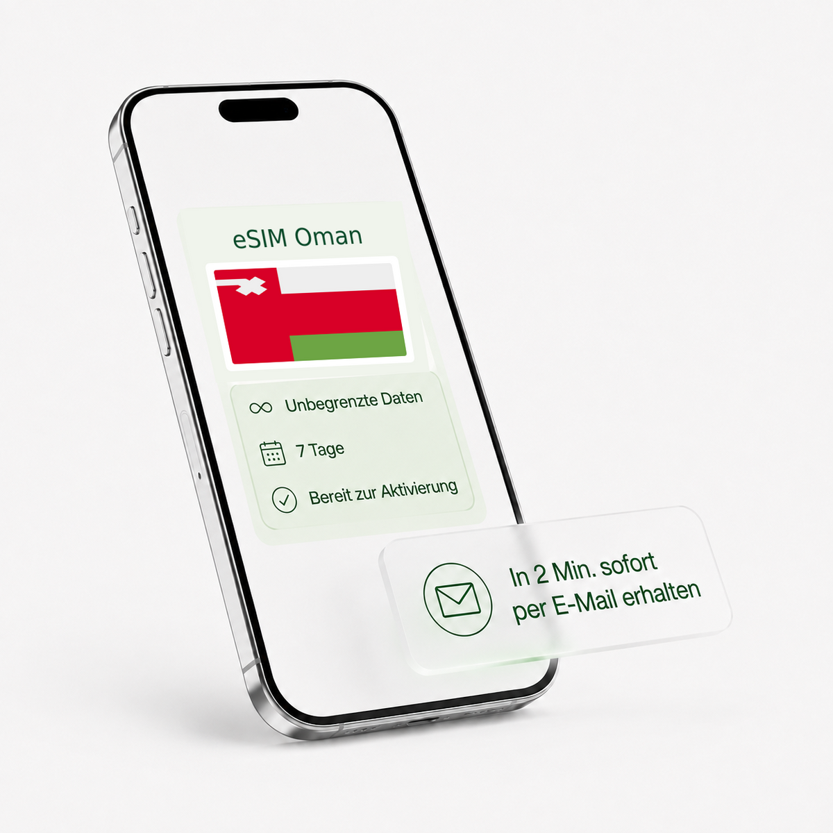 eSIM für Oman – unbegrenzte Daten, bereit zur Aktivierung