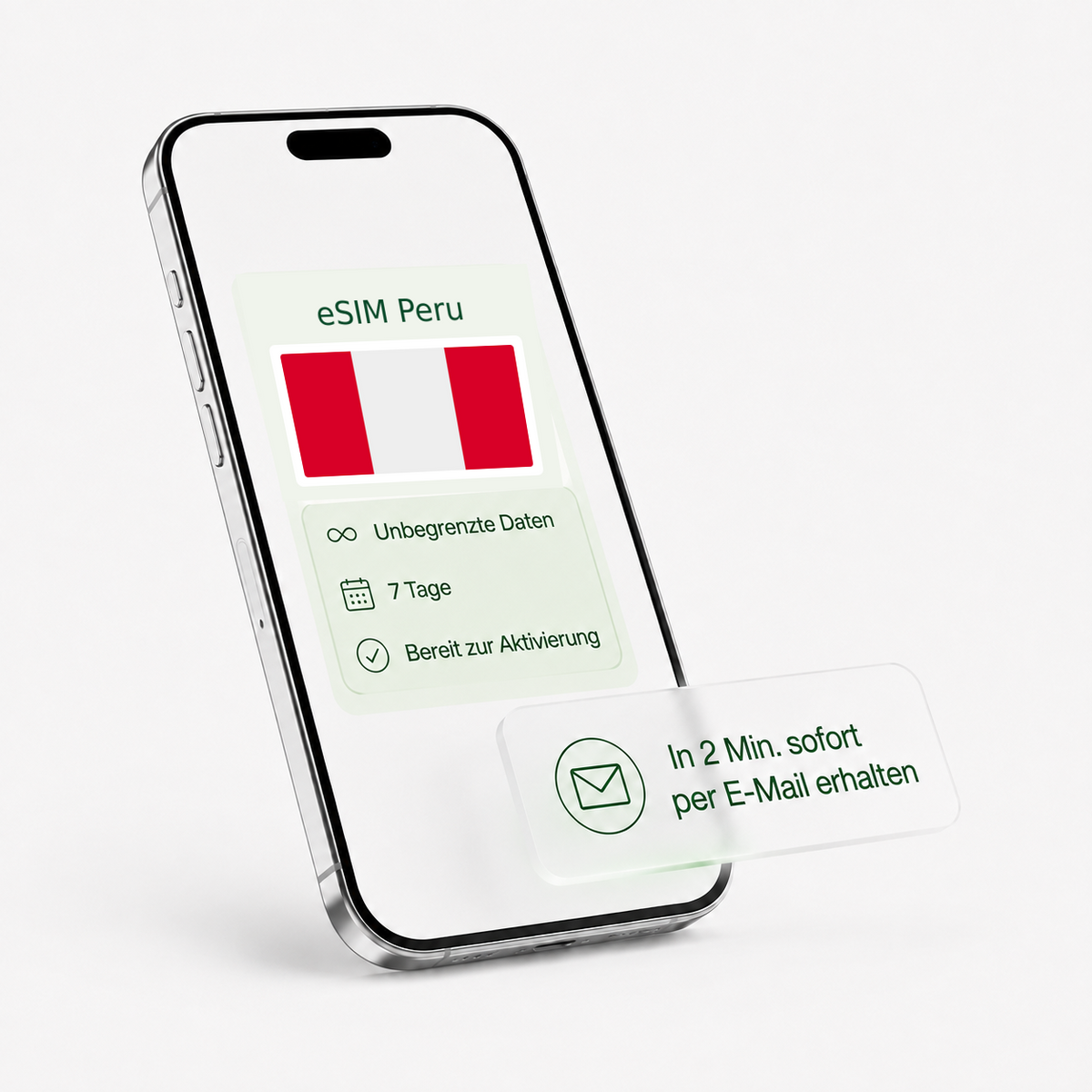 eSIM für Peru – unbegrenzte Daten, bereit zur Aktivierung