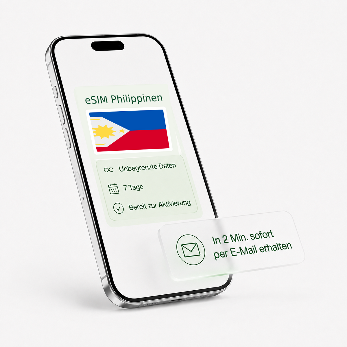 eSIM für die Philippinen – unbegrenzte Daten, bereit zur Aktivierung