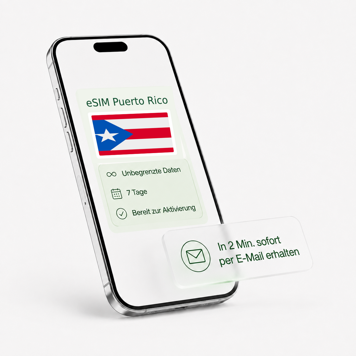 eSIM für Puerto Rico – unbegrenzte Daten, bereit zur Aktivierung