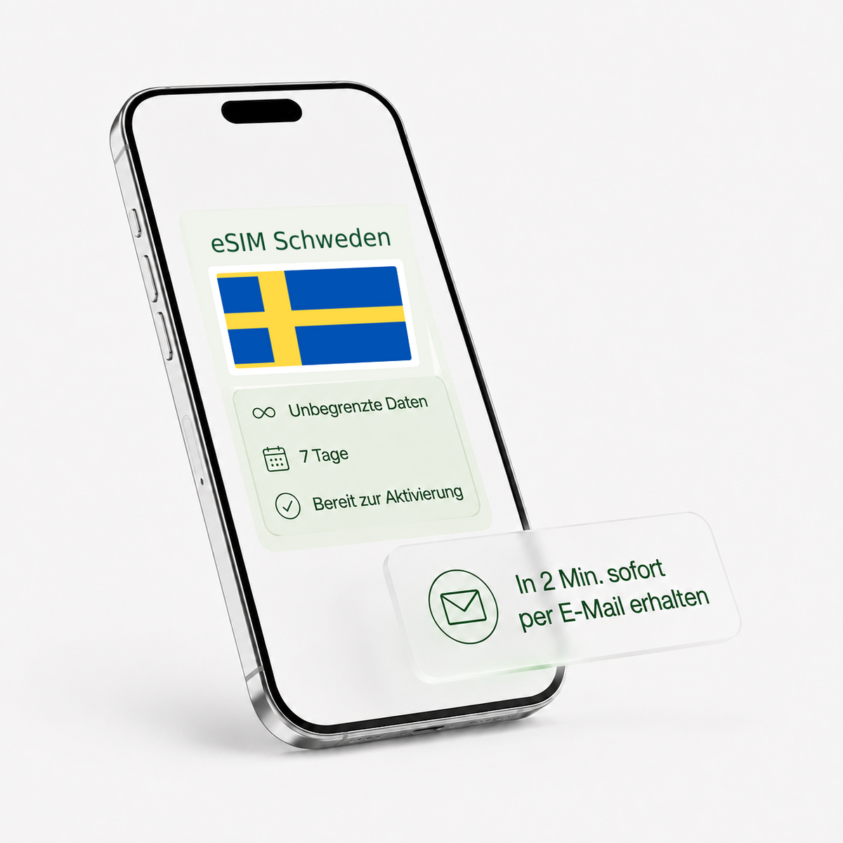 eSIM für Schweden – unbegrenzte Daten, bereit zur Aktivierung