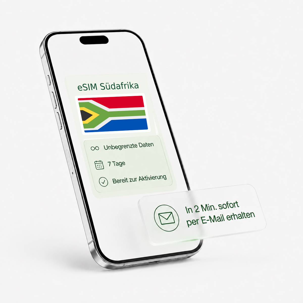 eSIM für Südafrika – unbegrenzte Daten, bereit zur Aktivierung