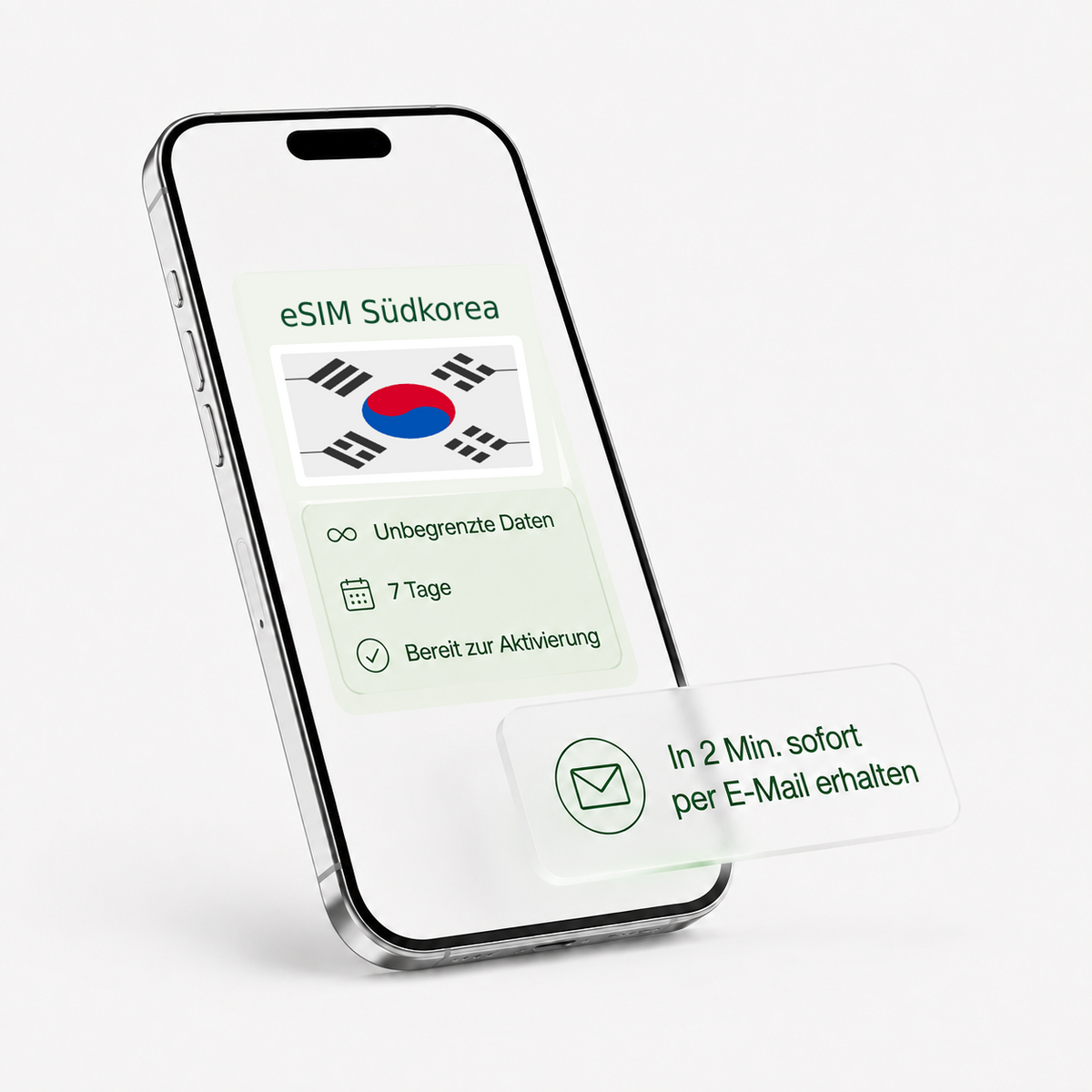 eSIM für Südkorea – unbegrenzte Daten, bereit zur Aktivierung