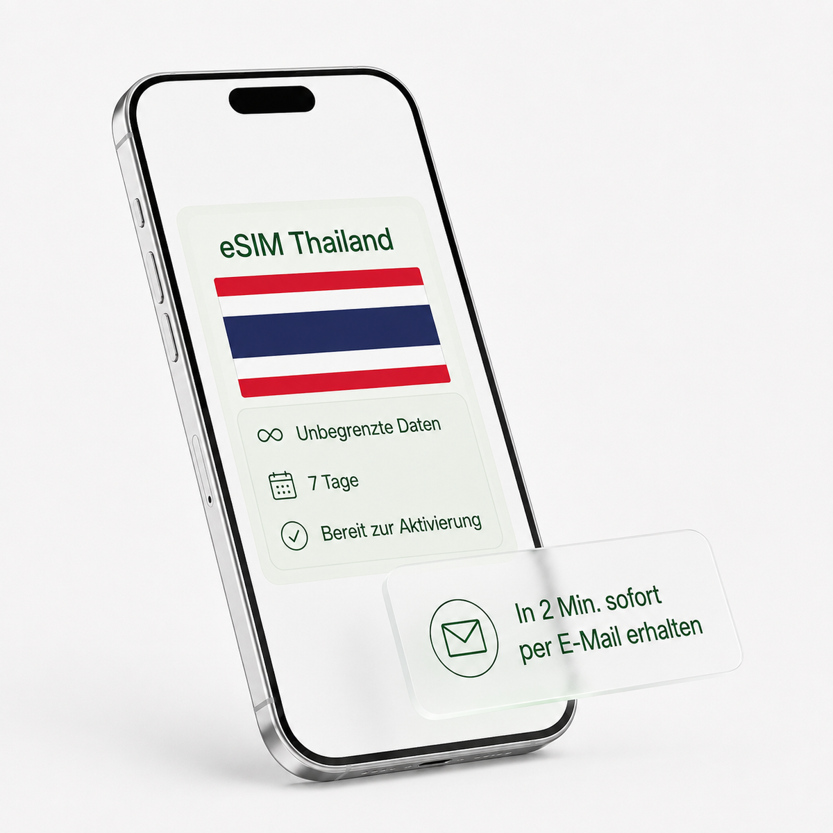eSIM für Thailand – unbegrenzte Daten, bereit zur Aktivierung