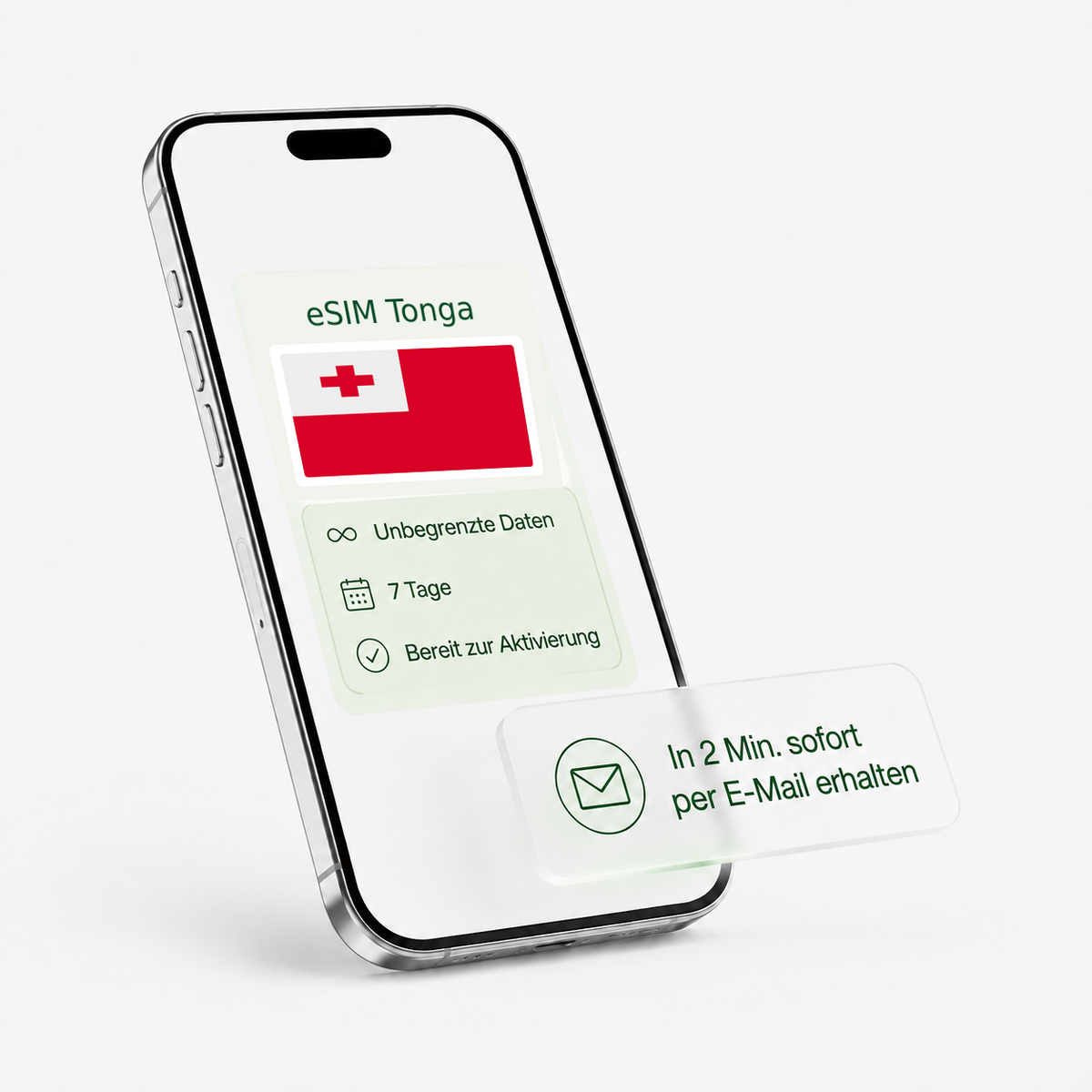 eSIM für Tonga – unbegrenzte Daten, bereit zur Aktivierung