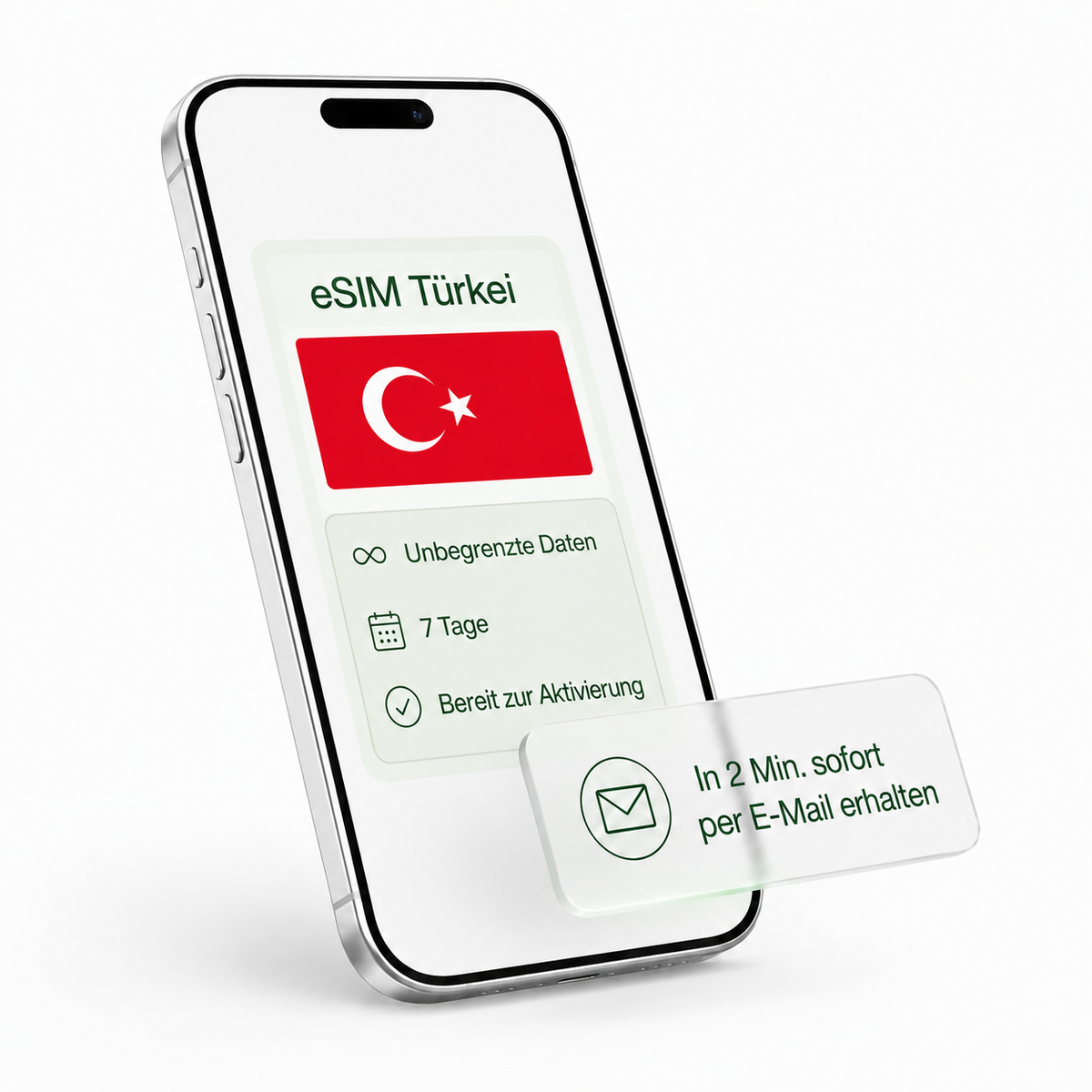 eSIM für die Türkei – unbegrenzte Daten, bereit zur Aktivierung