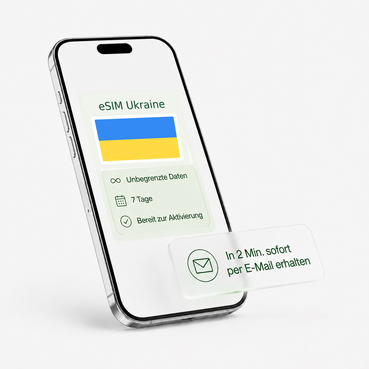 eSIM für die Ukraine – unbegrenzte Daten, bereit zur Aktivierung