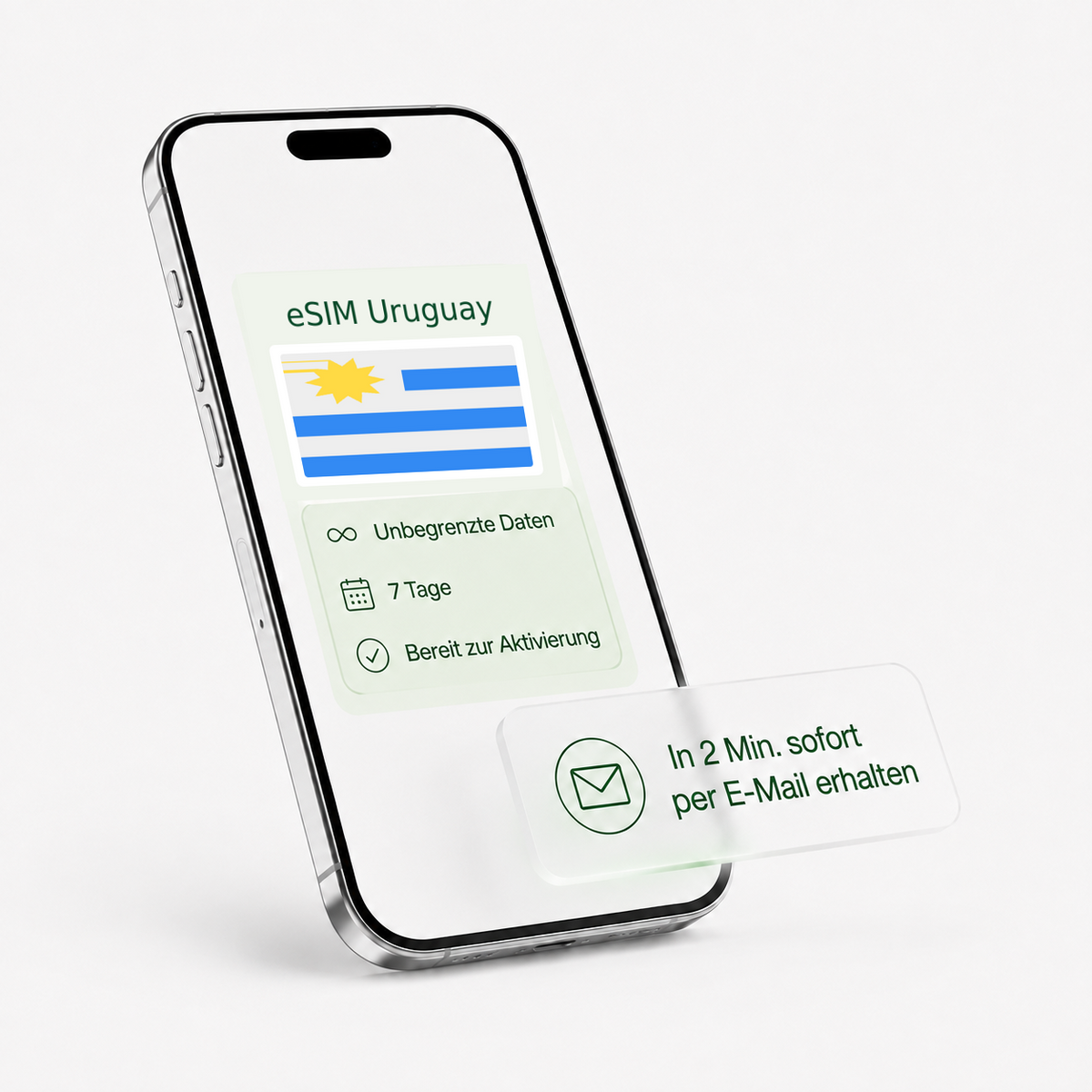 eSIM für Uruguay – unbegrenzte Daten, bereit zur Aktivierung