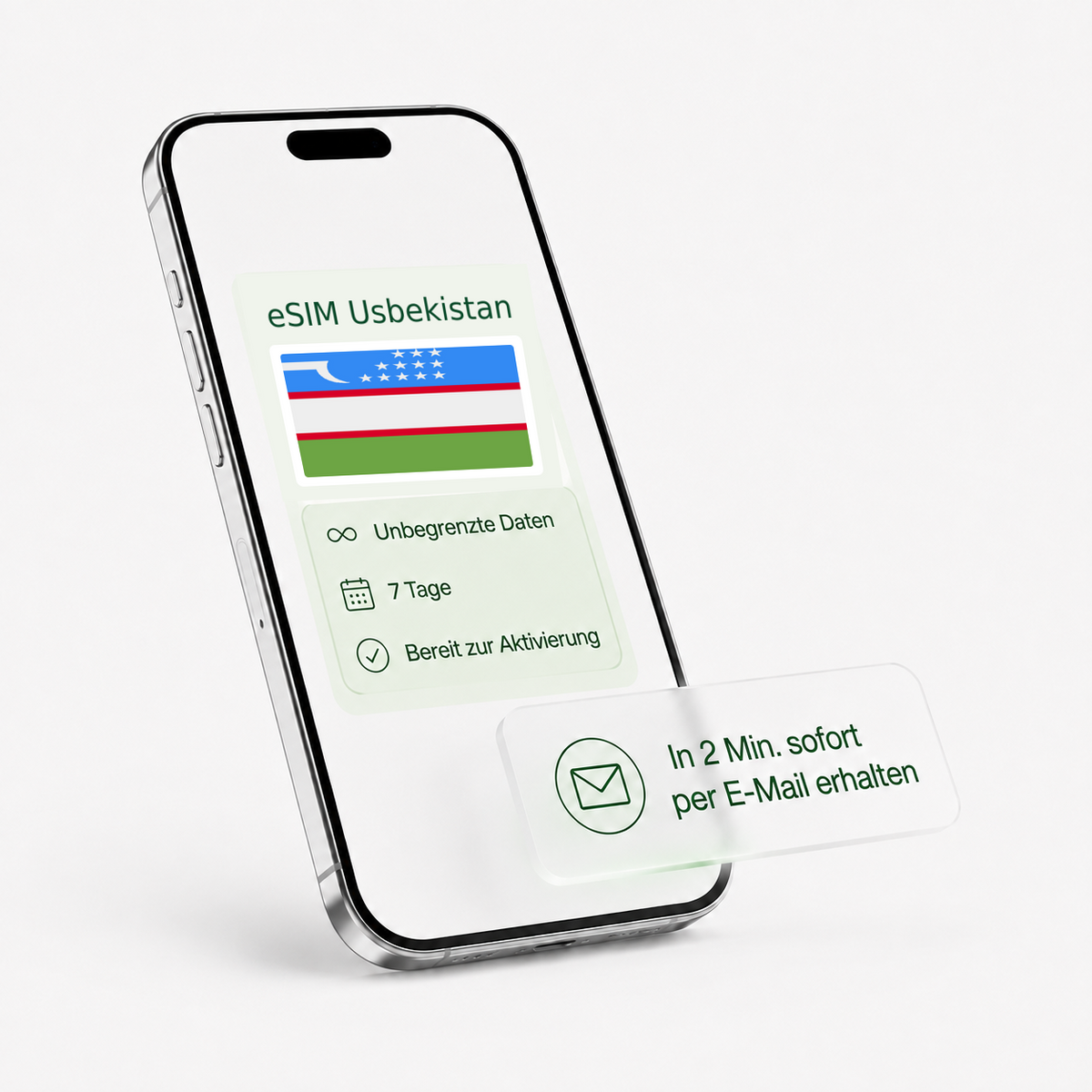 eSIM für Usbekistan – unbegrenzte Daten, bereit zur Aktivierung