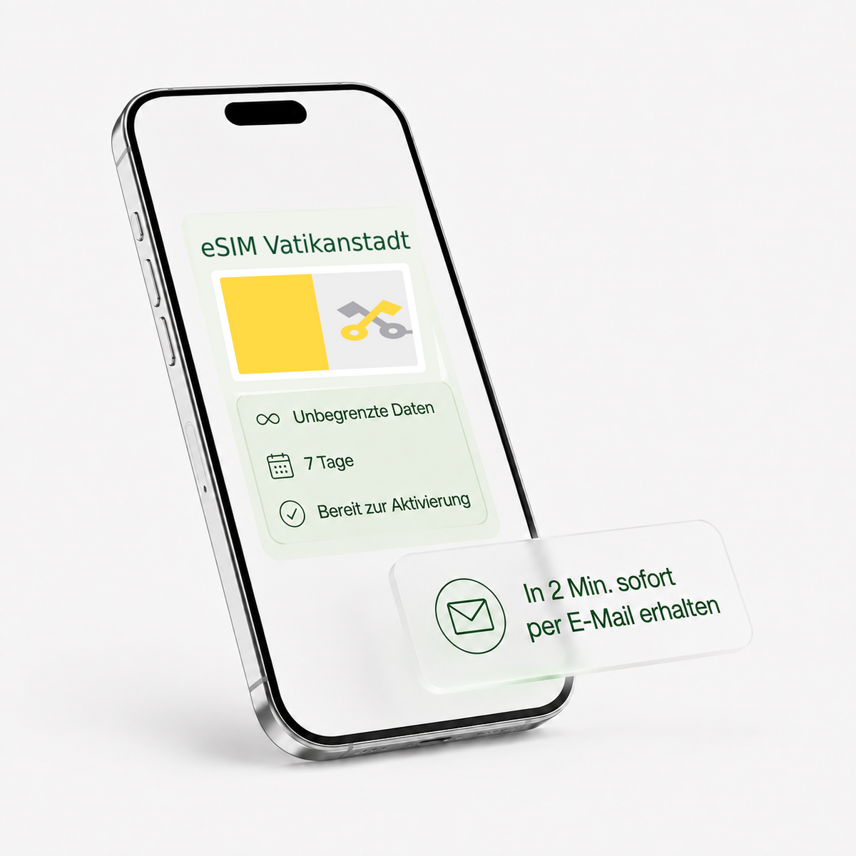 eSIM für die Vatikanstadt – unbegrenzte Daten, bereit zur Aktivierung