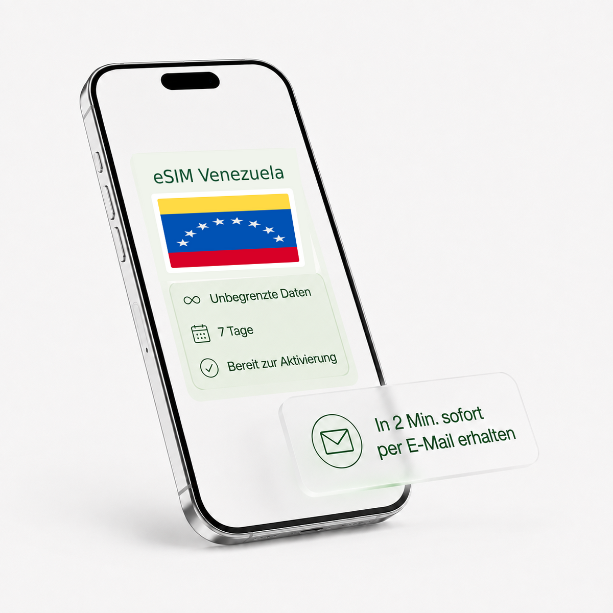 eSIM für Venezuela – unbegrenzte Daten, bereit zur Aktivierung