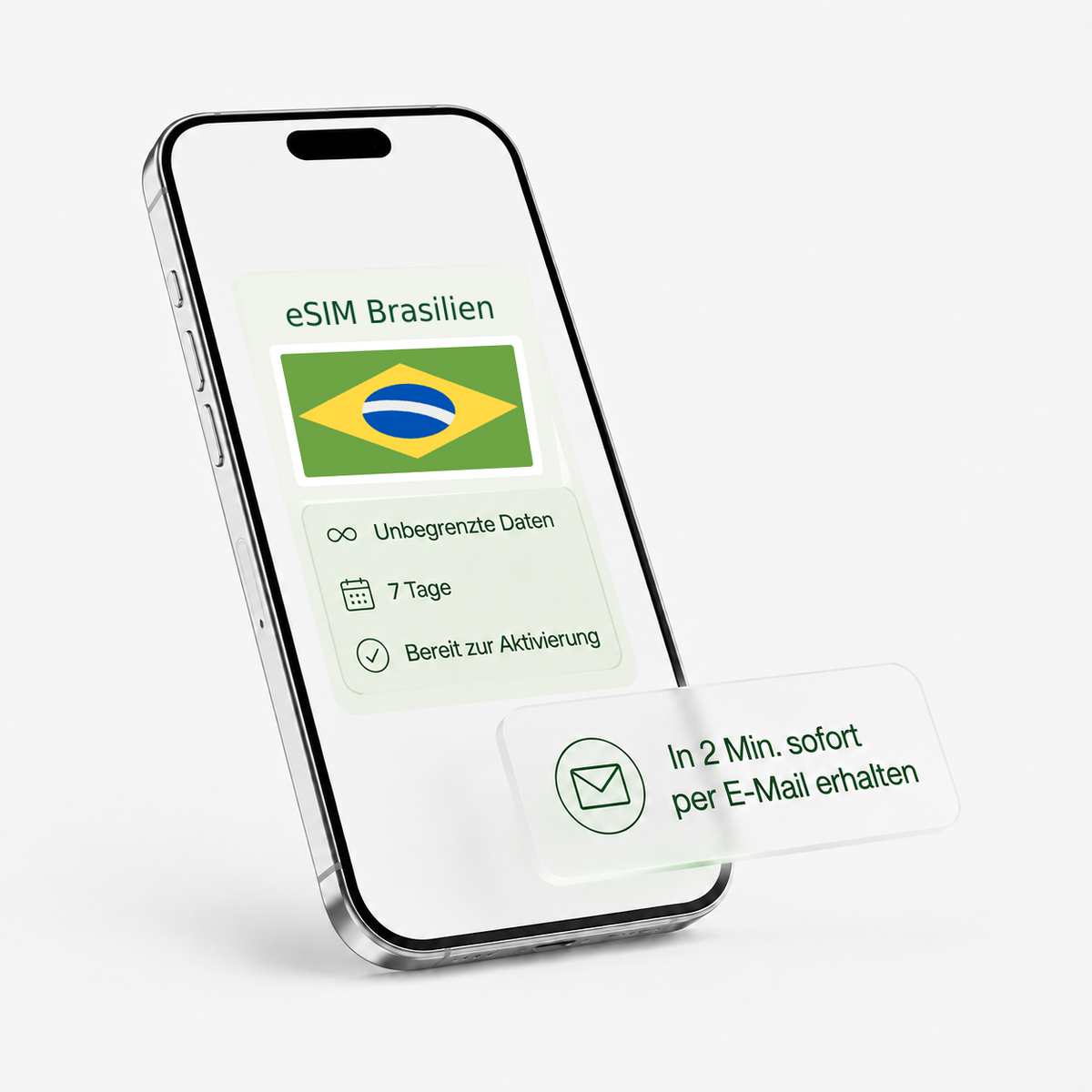 eSIM für Brasilien – unbegrenzte Daten, bereit zur Aktivierung
